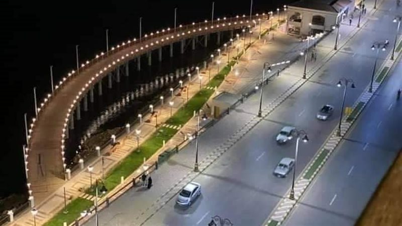 جانب من كورنيش بني سويف