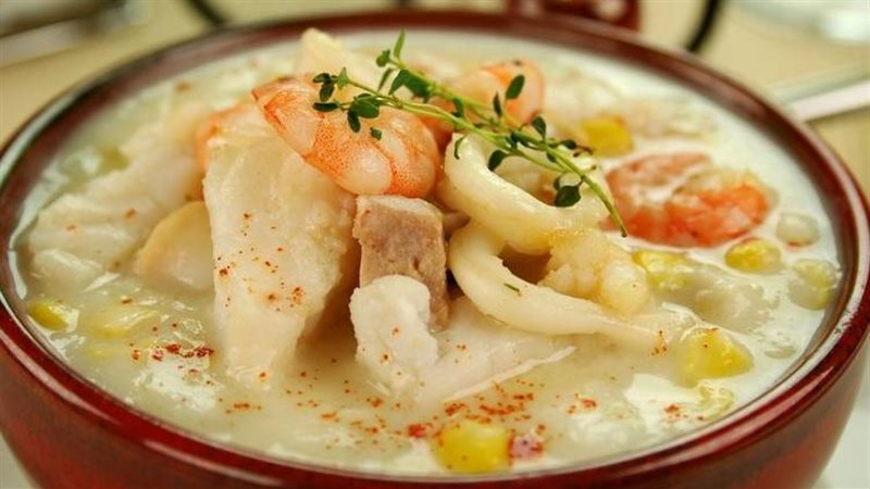 شوربة السي فود 