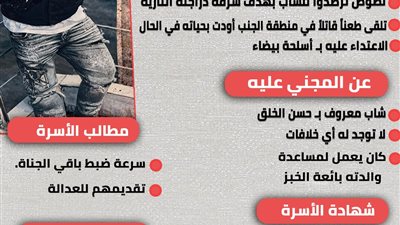 «ليلة الغدر بصفط».. كواليس مرعبة في مقتل شاب علي يد لصوص الموتوسيكل (خاص)