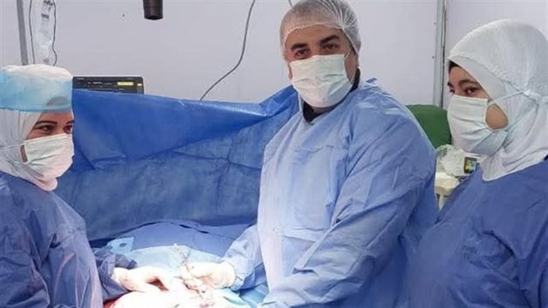 أثناء إجراء العملية