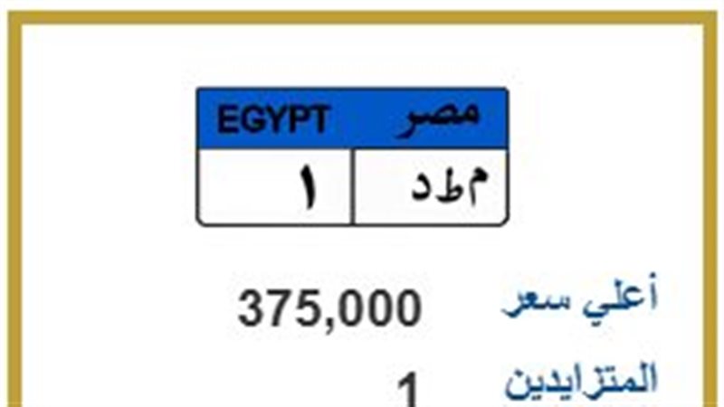 لوحة معدنية مميزة 
