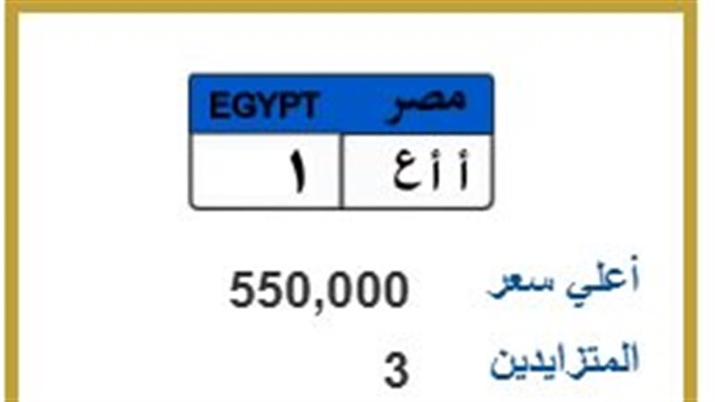 لوحة معدنية مميزة 