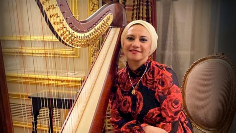 عازفة الهارب أميرة حامد