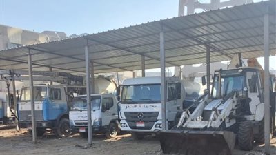 رئيس مياه الفيوم يتابع جاهزية المعدات وفرق العمل بمركز صيانة إطسا
