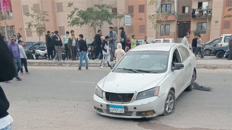 السيارة المتسببة فى الحادث 