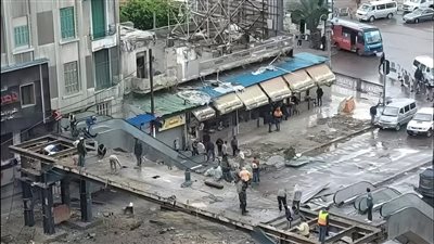 تفاصيل إزالة كوبري مشاه سيدي جابر ضمن خطة توسعة شارع أبو قير 