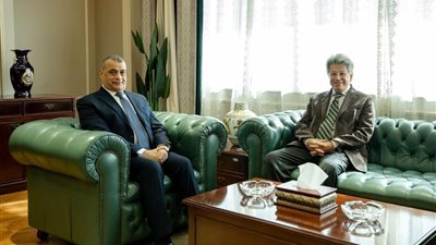 وزير الإنتاج الحربي يستقبل رئيس 