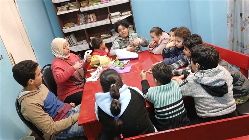 ورشة فنية للأطفال ذوي الهمم