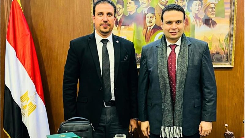 النائب عبد المعنم امام و محمد عاطف زغاوة 