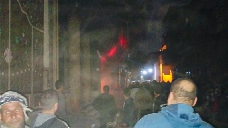 صورة من موقع الحريق 