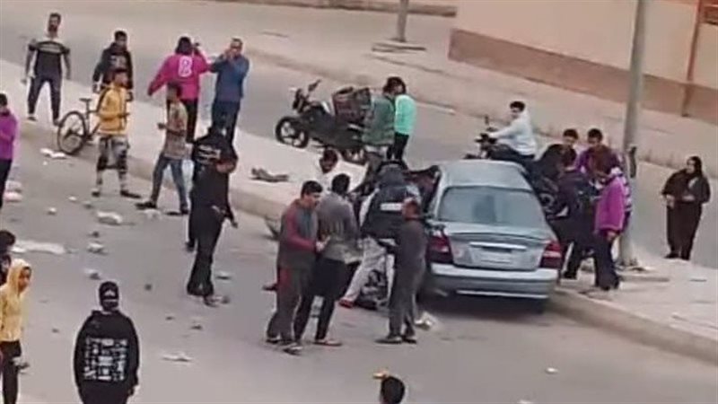 السيارة المتسببة فى الحادث 