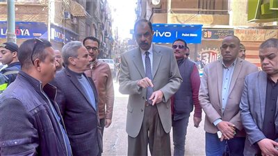 محافظ سوهاج يتفقد منطقة شارع شريف والشوارع المتفرعة بحي شرق
