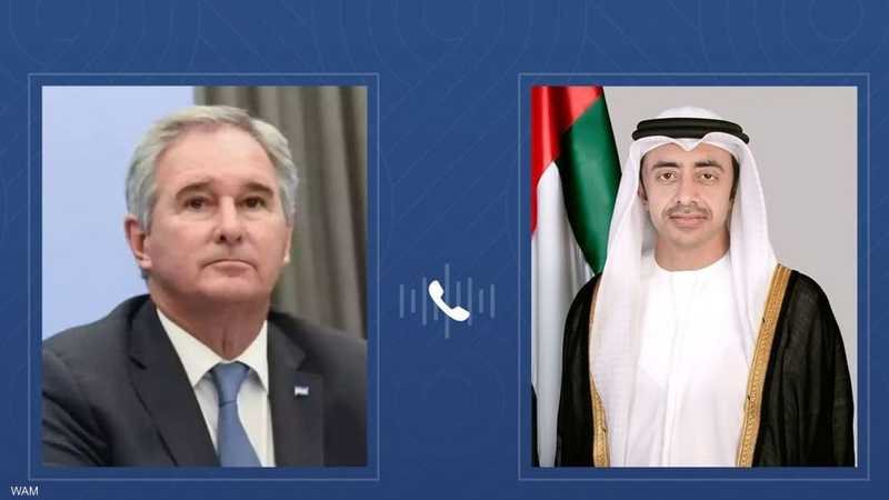 وزير خارجية الإمارات ونظيره الأرجنتيني