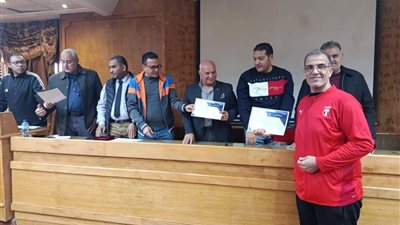 ختام البرنامج التدريبي لمدربي المشروع القومي للموهبة والبطل الأوليمبي للمصارعة