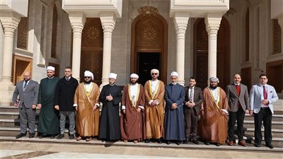 وزير الأوقاف يستقبل نظيره العُماني بمسجد مصر الكبير