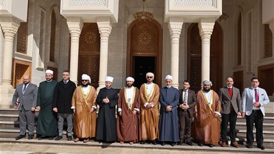 الأزهري يستقبل وزير الشئون الدينية بسلطنة عمان بمسجد مصر الكبير