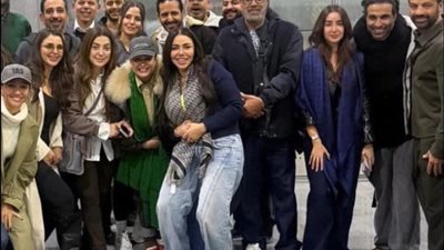 أحمد فهمي وهنا الزاهد يثيران الجدل بصورة joy awards .. ما الحكاية؟