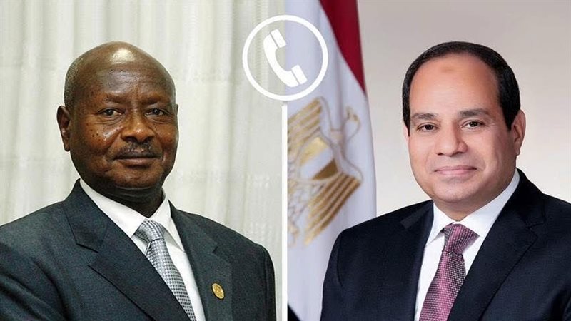 الرئيس عبدالفتاح السيسي ونظيره الأوغندي