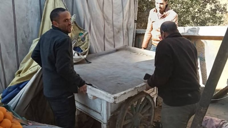جانب من حملة الازالات