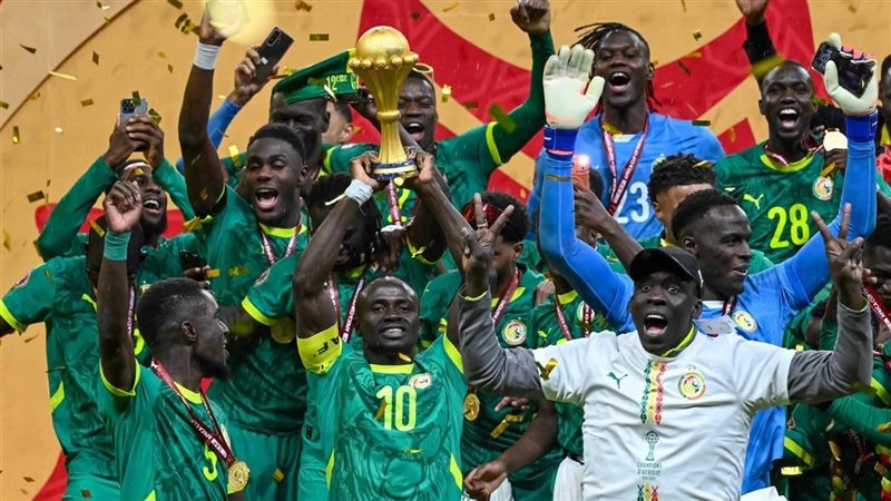 منتخب السنغال بكأس البطولة