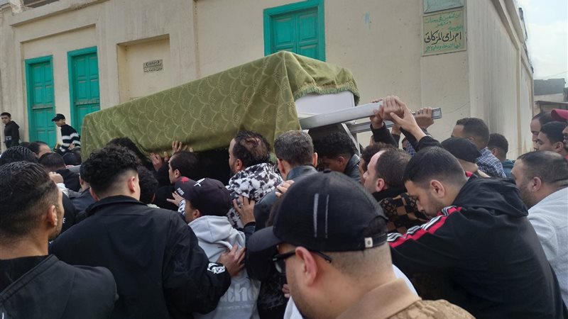 جنازة والدة المطرب رضا البحراوي 