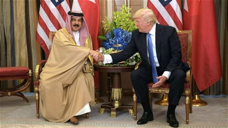 ترامب وملك البحرين 