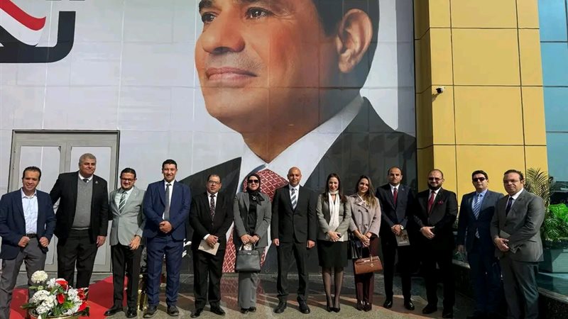 وفد تنسيقية شباب الأحزاب والسياسيين 