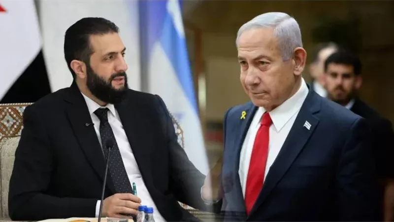 أحمد الشرع ونتنياهو 