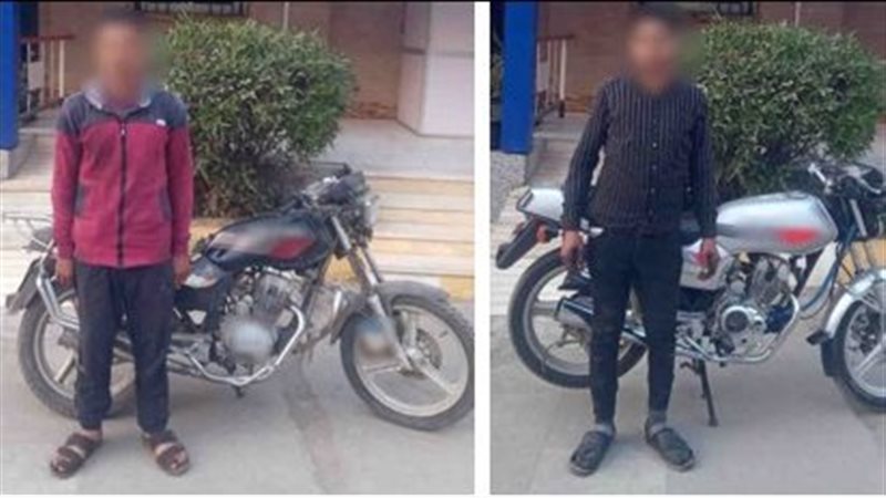 ضبط قائدي دراجتين ناريتين