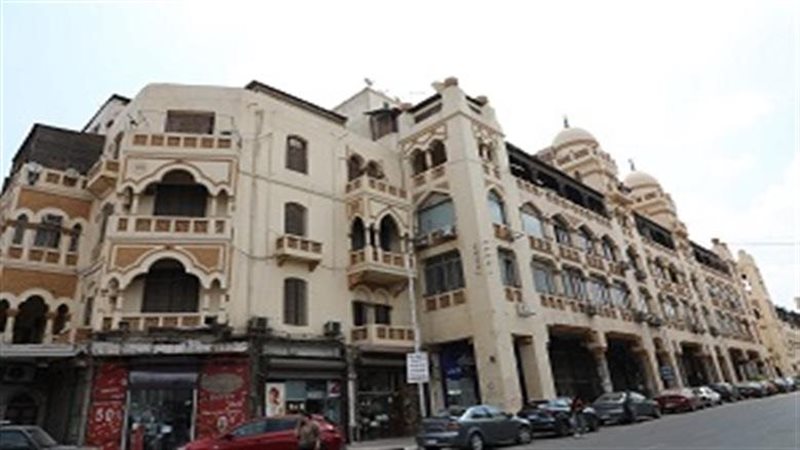 جانب من تطوير شارع ابراهيم بمنطقة الكربة بمصر الجديدة