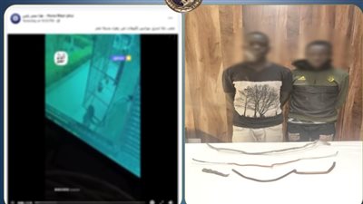 سقوط لصوص سرقة مواسير التكييفات من شقة عقار فى مدينة نصر 
