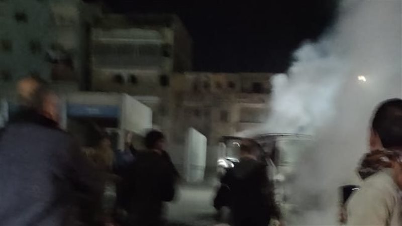 صورة من موقع الحريق 