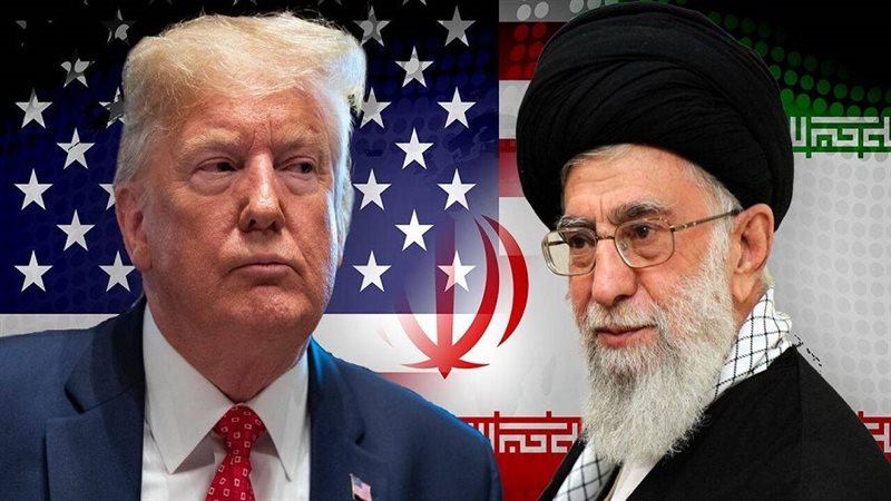 المرشد الإيراني والرئيس الأمريكي