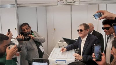 السيد البدوي يدلي بصوته في انتخابات رئاسة حزب الوفد 