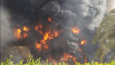 اصابة 23 شخصا فى حريق بمحل تجارى و شالية بإحدى القرى السياحية بمطروح 