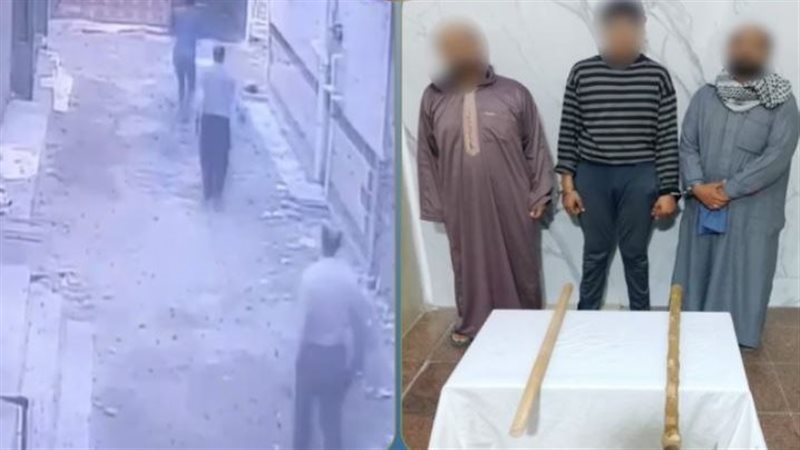 القبض على المتهمين 