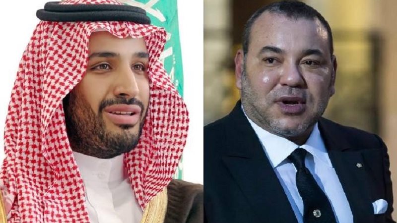ولي العهد السعودي وملك المغرب