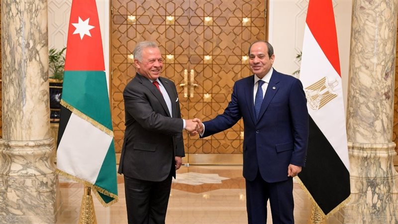 الرئيس السيسي ونظيره الأردني