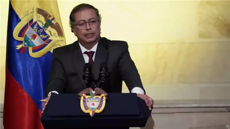 الرئيس الكولومبي جوستافو بيترو