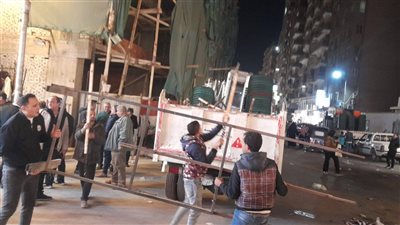 تطهير شارع العريش.. حملة مكبرة لرفع إشغالات الباعة الجائلين وإعادة الانضباط بالجيزة