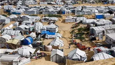 خان يونس: 3 شهداء في قصف إسرائيلي يستهدف خيام النازحين