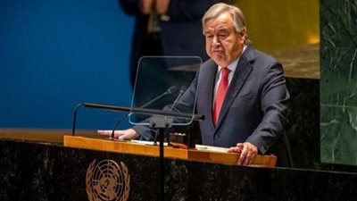 جوتيريش: حل الدولتين يتم تقويضه ليل نهار ويجب مضاعفة جهودنا