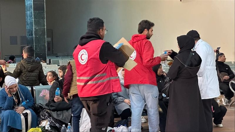 استقبال وتوديع الأشقاء الفلسطينيين