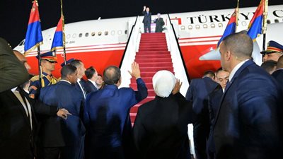 قرينة رئيس الجمهورية: من أرض الكنانة في وداع ضيوف مصر الكرام|صور