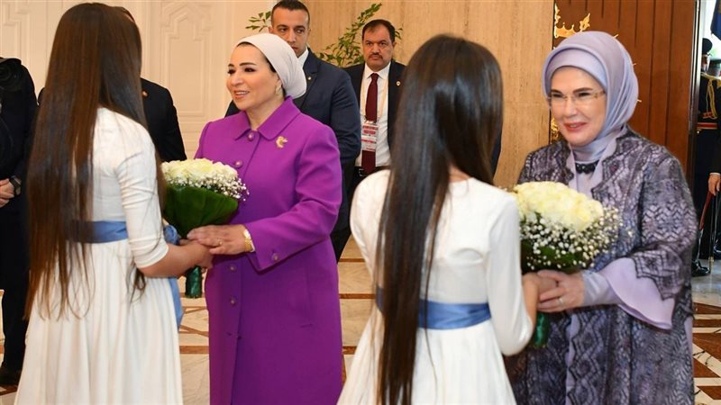 انتصار السيسي والسيدة أمينة أردوغان