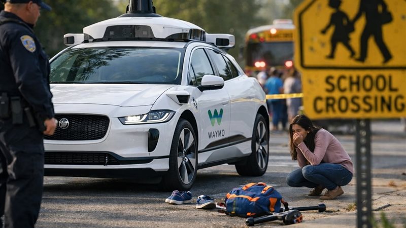 نظام وايمو للقيادة الذاتية يتدخل بعد اصطدام بطفل 