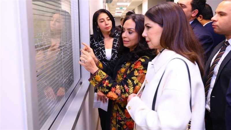وزيرة التضامن الاجتماعي والفنانة ماجدة الرومي