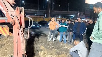 محافظ الجيزة يتابع تحويل خط مياه متعارض مع مسار مونوريل 6 أكتوبر