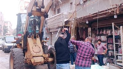 رفع إشغالات وتعديات بشوارع جمال عبد الناصر وناهيا فى بولاق الدكرور
