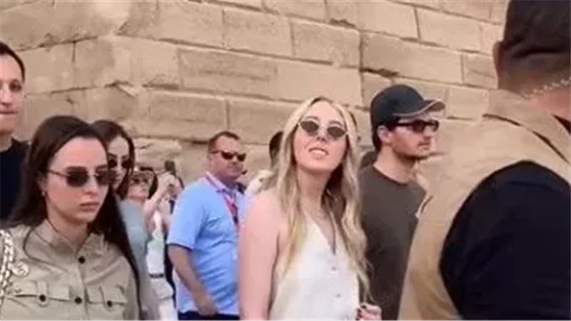 جانب من زيارة تيفاني ترامب